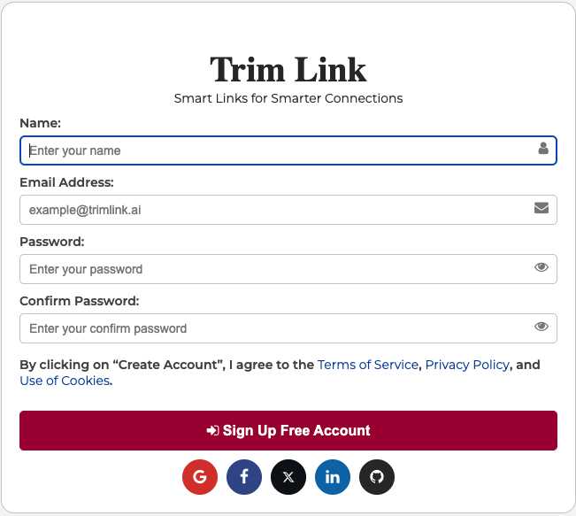 Sign-Up Form Preview