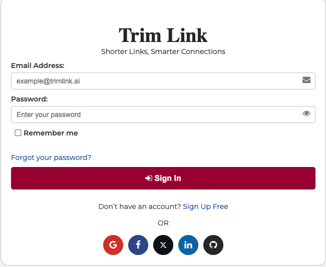 Sign-Up Form Preview